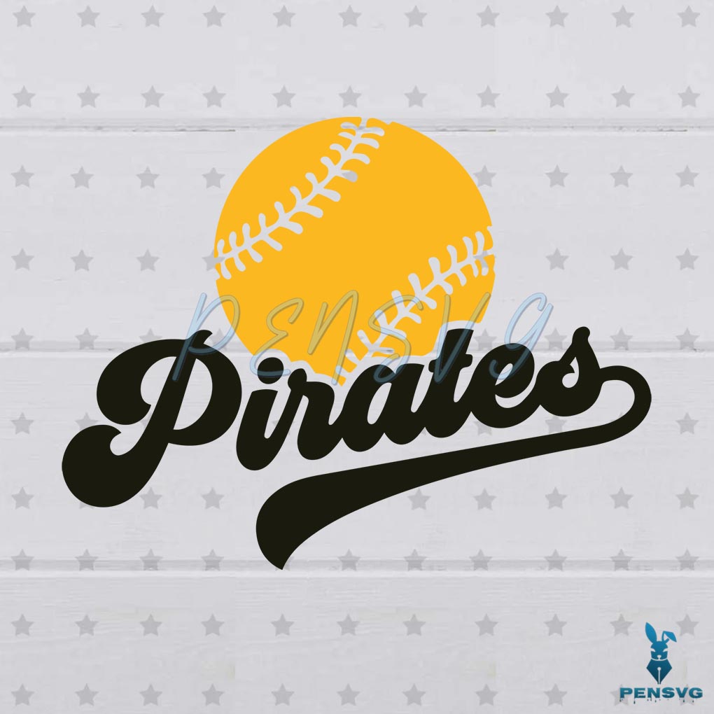 Pittsburgh Pirates MLB Baseball Team Svg Digital File