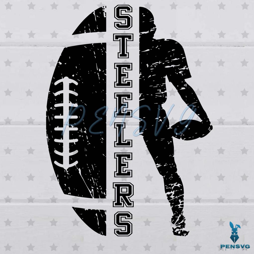 Pittsburgh Steelers Football Design Svg Digital File, Steelers Svg, NFL Svg
