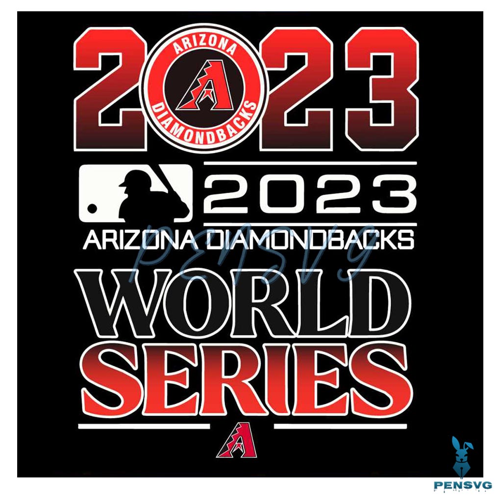 Postseason 2023 Arizona Diamondbacks World Series SVG