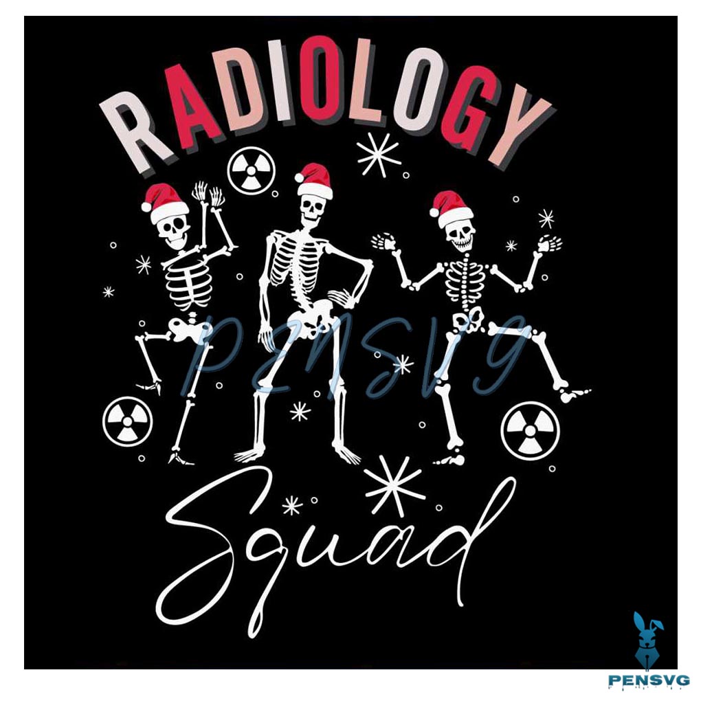 Radiology Squad Christmas SVG