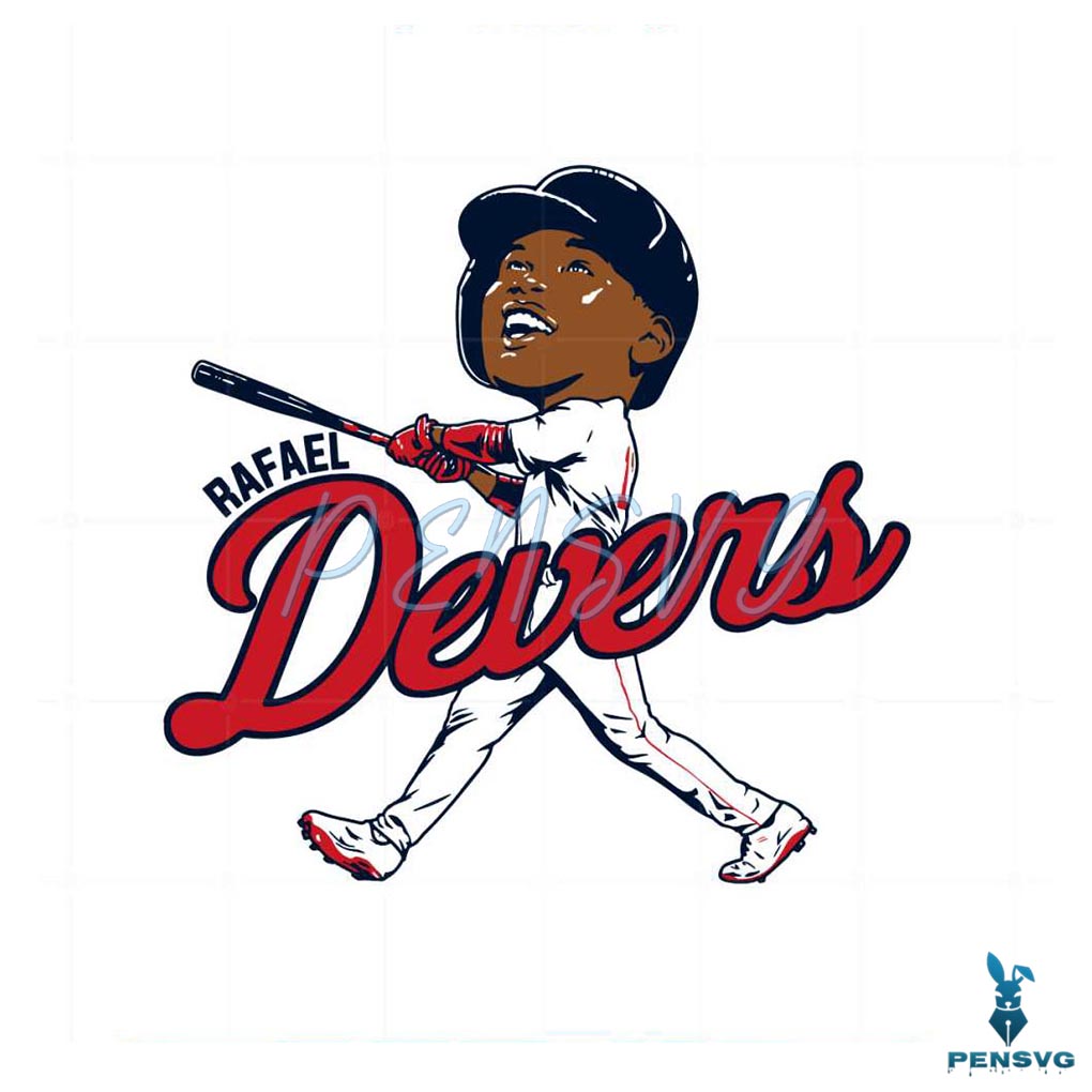 Rafael Devers Boston Red Sox Svg For Cricut Sublimation Files