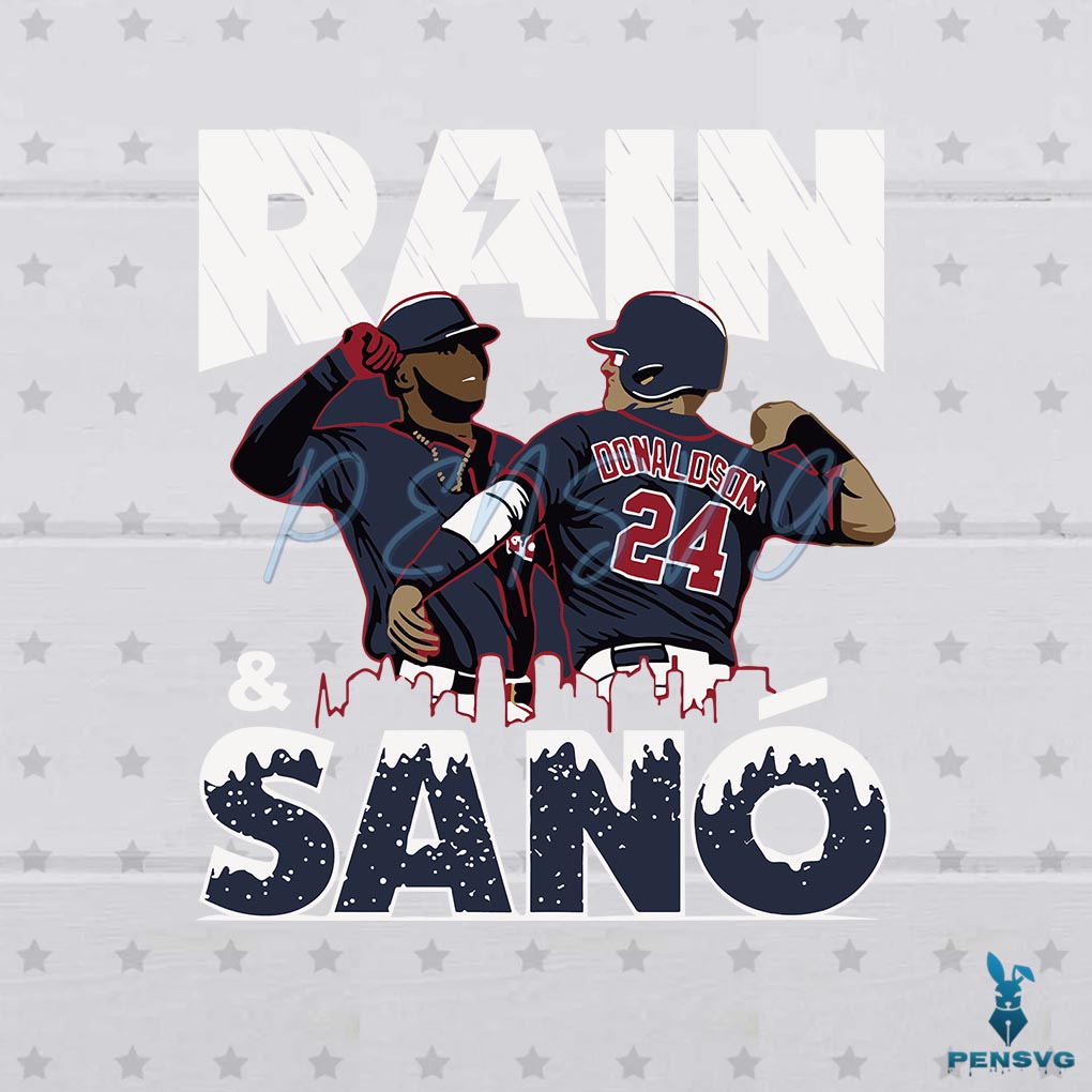 Rain and Sano New York Yankees MLB Player SVG Cricut File