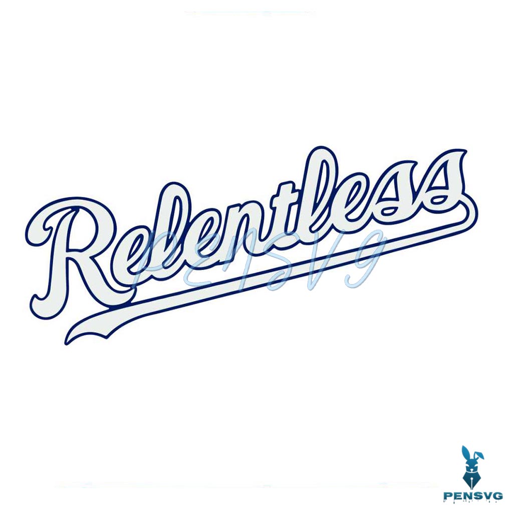 Relentless Kansas City Baseball SVG