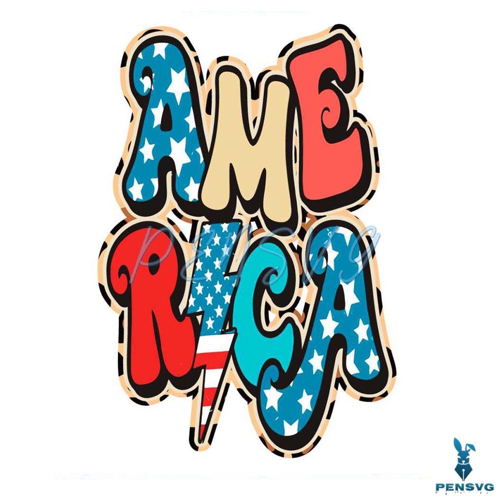 Retro America 4th Of July Best SVG Cutting Digital Files