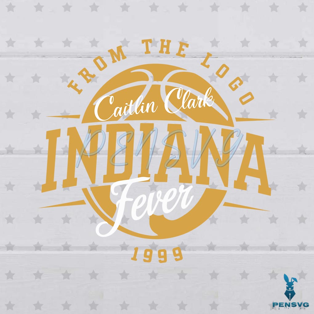 Retro Caitlin Clark Indiana Fever 1999 SVG