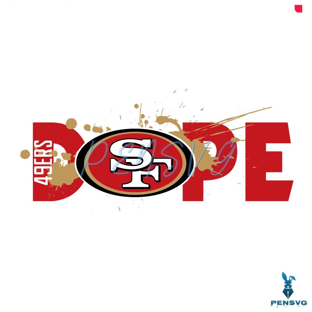 Retro San Francisco 49ers Dope SVG