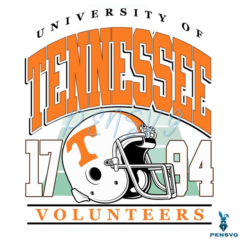 Retro Tennessee Volunteers Helmet 1794 SVG