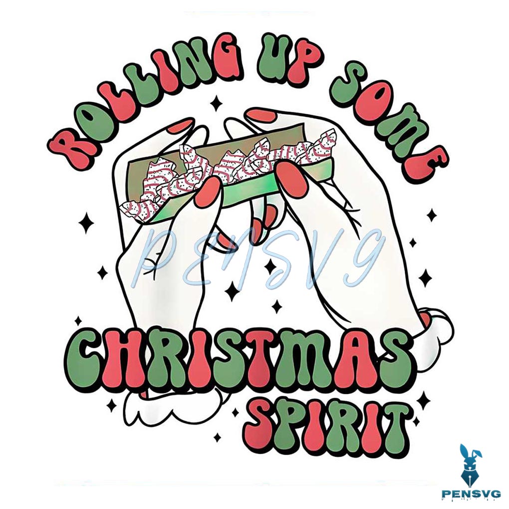 Rolling up Some Christmas Spirit Skeleton Hand PNG Download