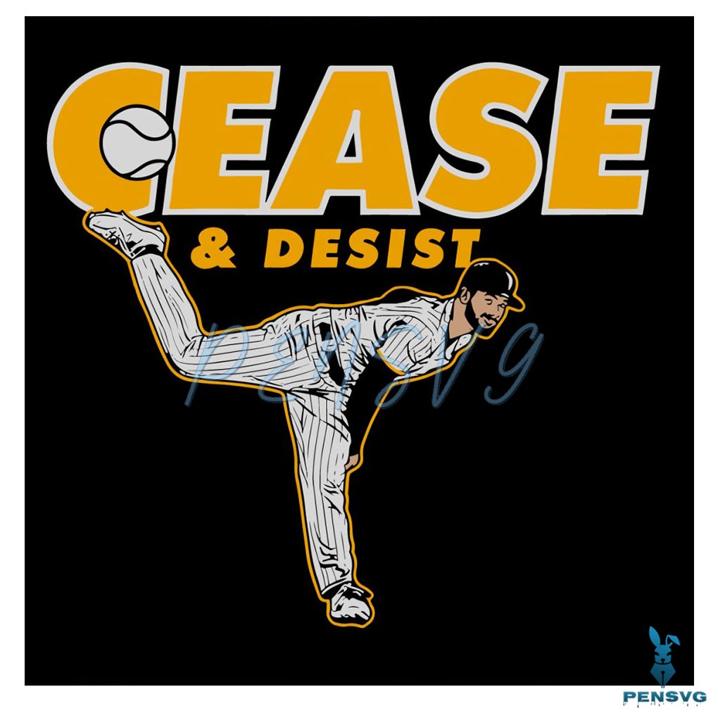San Diego Padres Dylan Cease And Desist SVG