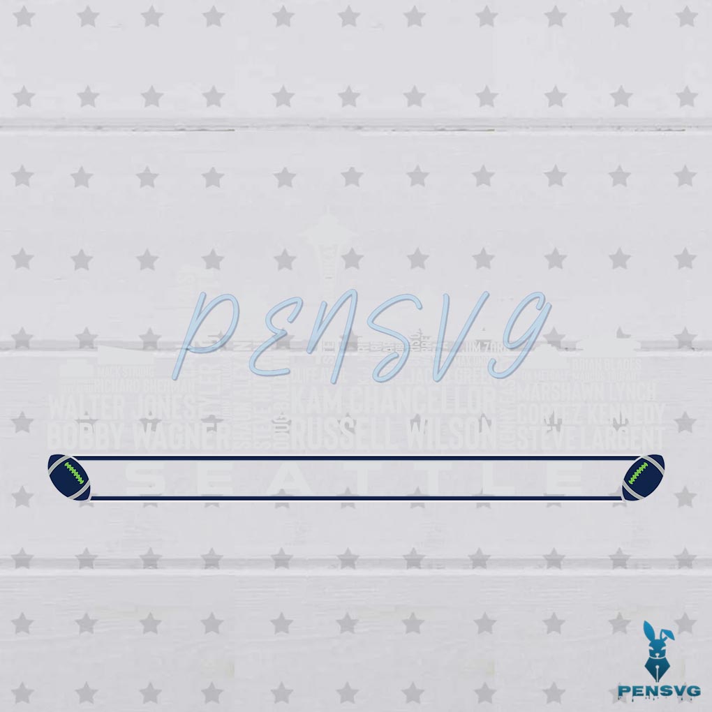 Seattle Football Team All Times Legend Svg Digital File