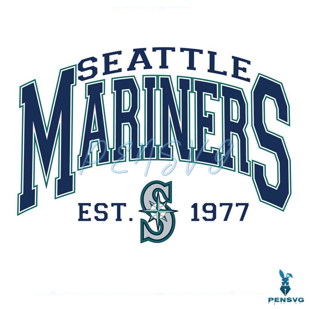 Seattle Mariners Baseball Svg For Cricut Sublimation Files