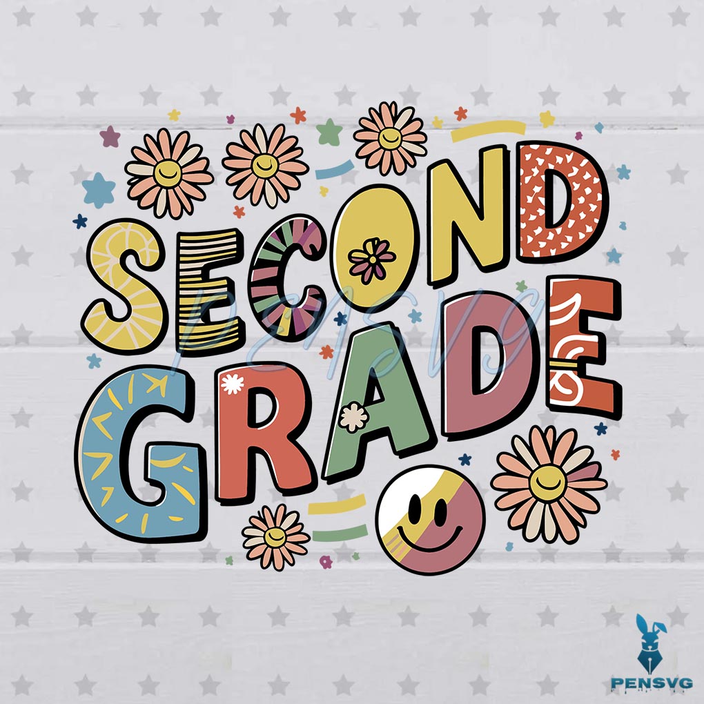 Second Grade First Day Of School SVG