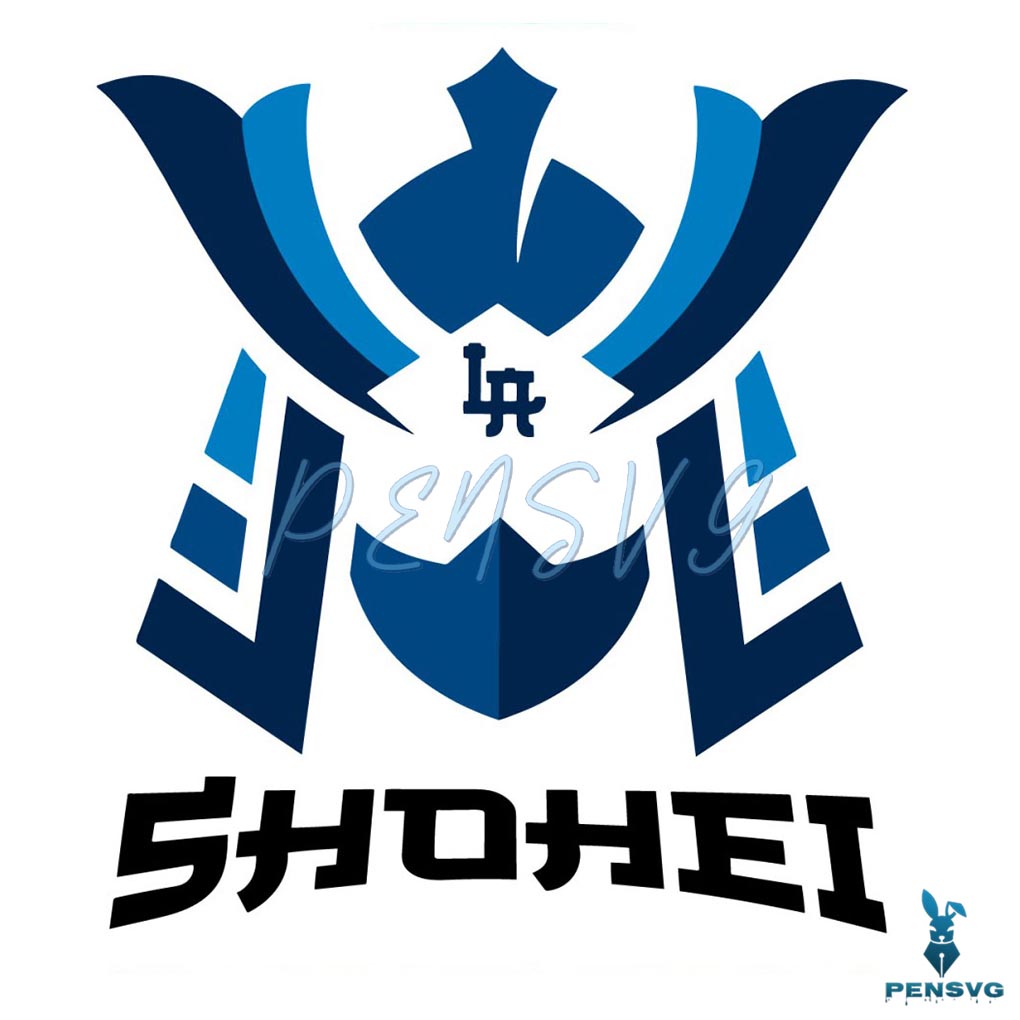 Shohei Ohtani Samurai MLB Los Angeles Dodger SVG