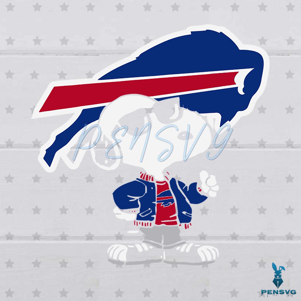 Snoopy Joe Cool To Be The Buffalo Bills Svg