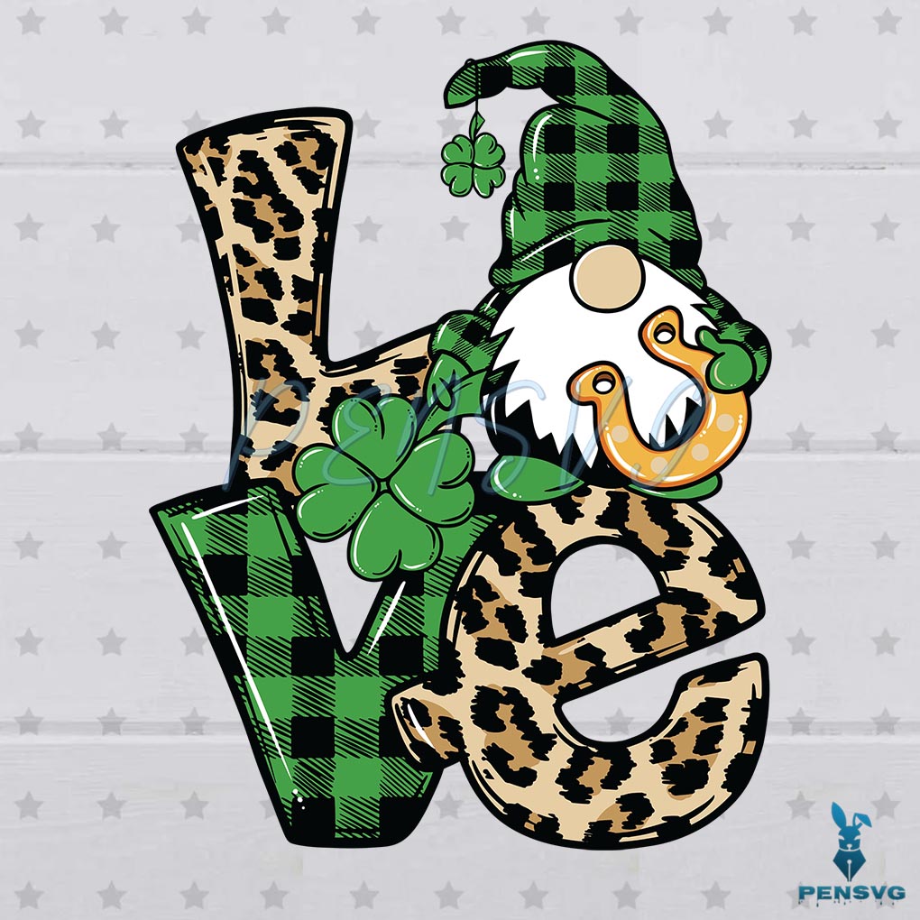 St Patricks Day SVG Digital File, St Patrick Gnome Svg
