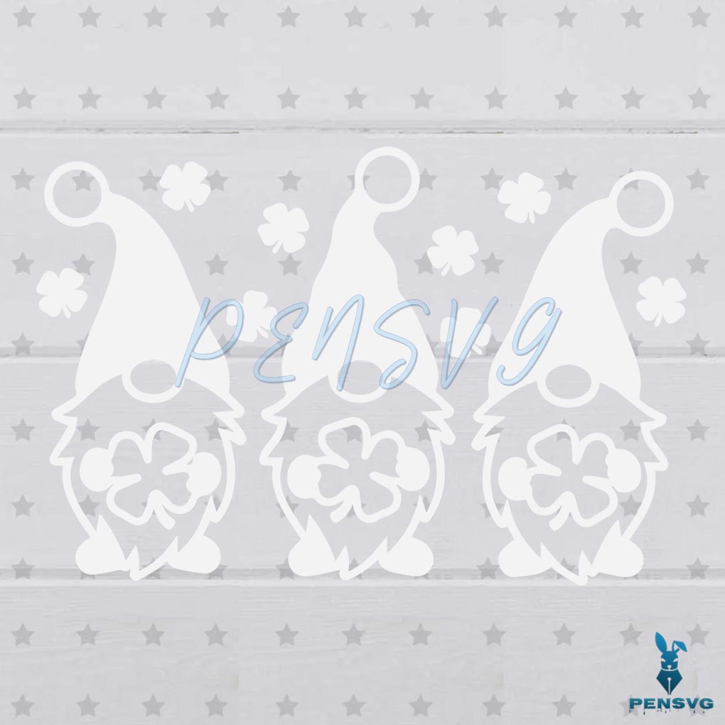 St Patricks Gnomes SVG Digital File, Patrick SVG, Gnome Svg