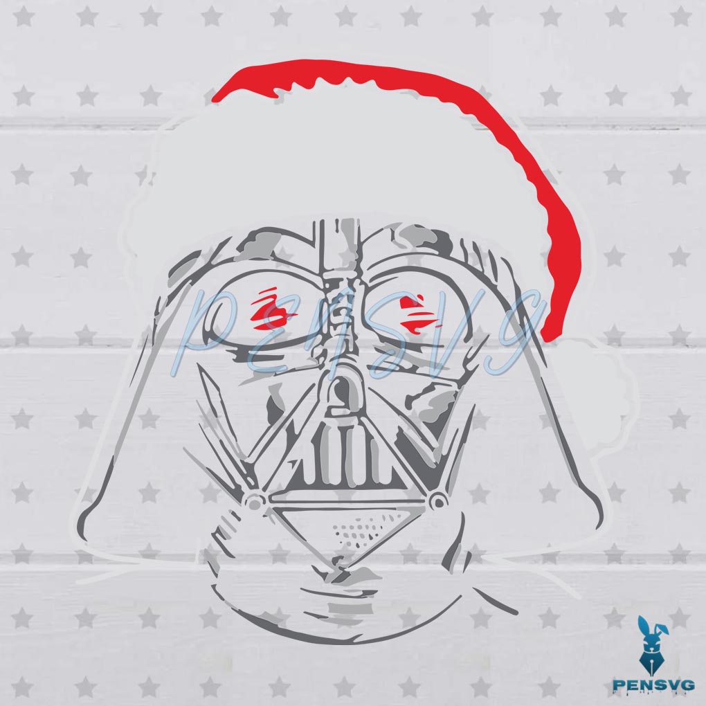 Star Wars Santa Darth Vader Christmas Svg File, Santa Darth Vader Svg