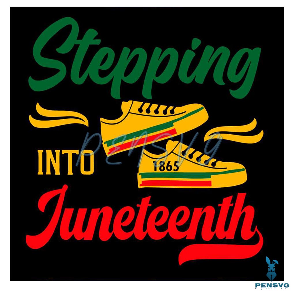 Stepping Into Juneteenth SVG Free Celebration Cut File for Cricut & Cultural Heritage Designs
