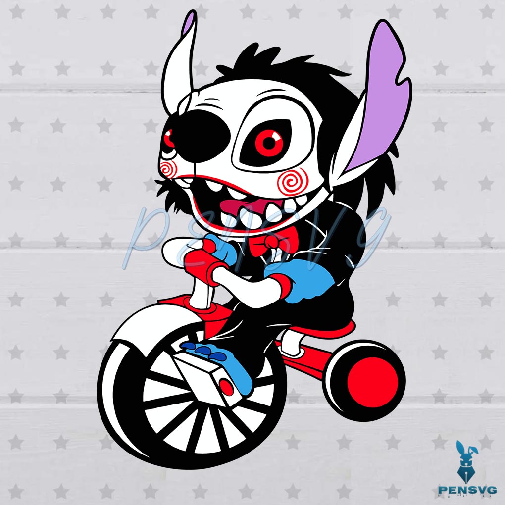 Stitch Layered Image Halloween SVG Digital File