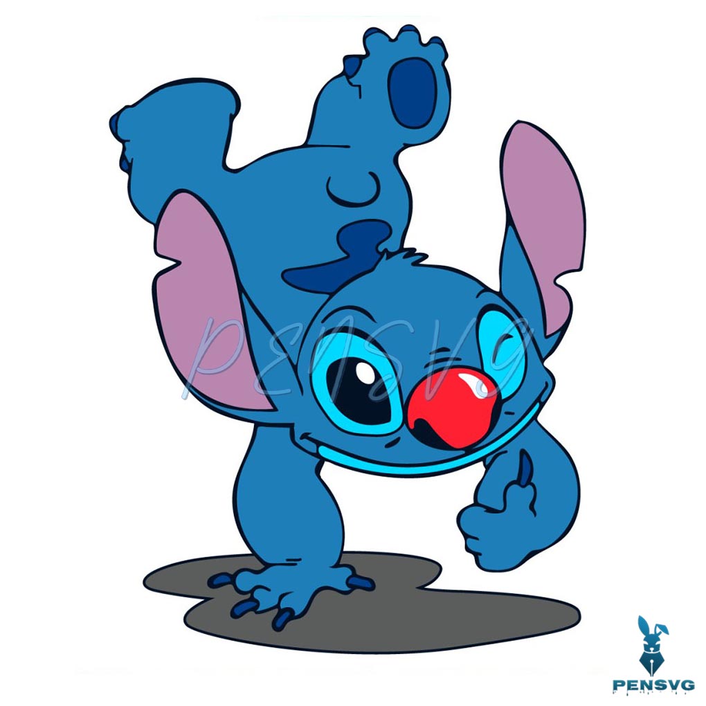 Stitch Red Nose Day Comic Relief SVG