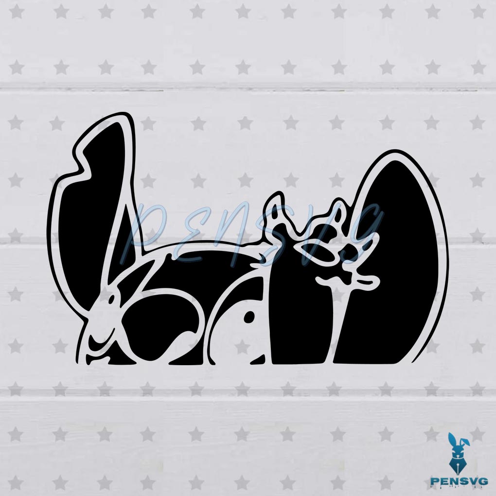 Stitch Window Decal SVG Digital File, Disney Cute Stitch SVG