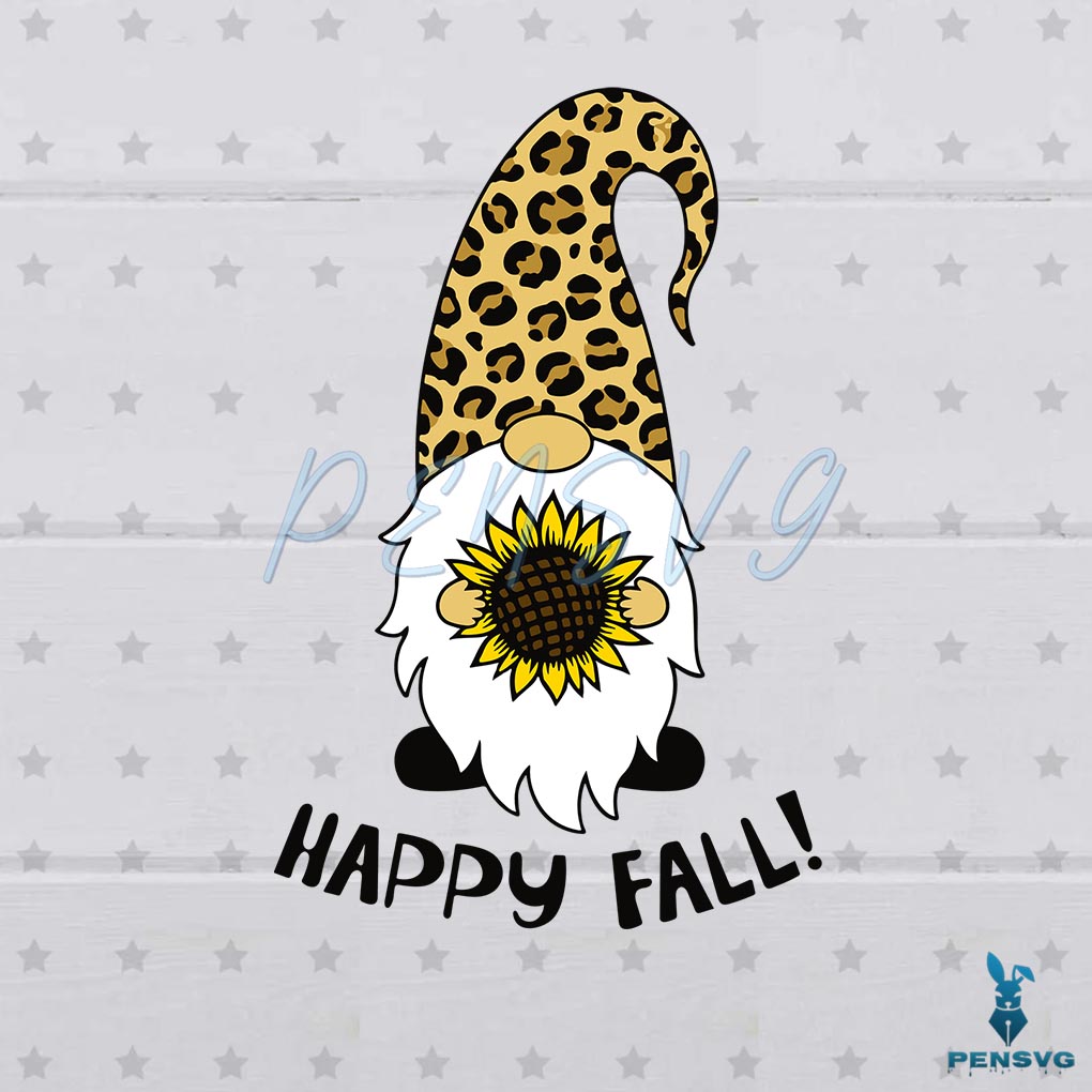 Sunflower Vector Clipart Gnome vector Design SVG Cutting files