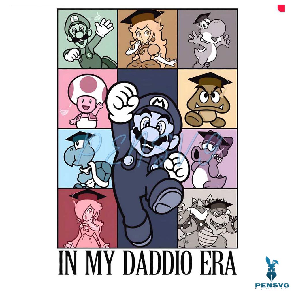 Super Mario In My Daddio Era PNG