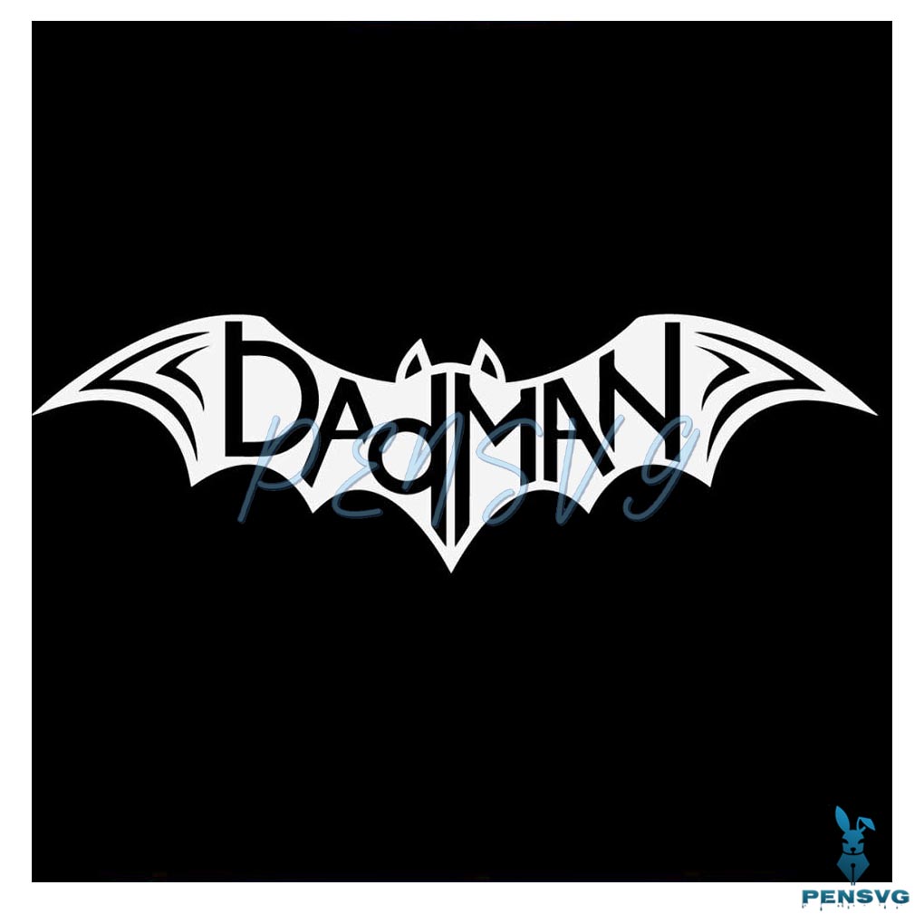 Superhero Dadman Fathers Day SVG Graphic Design Files