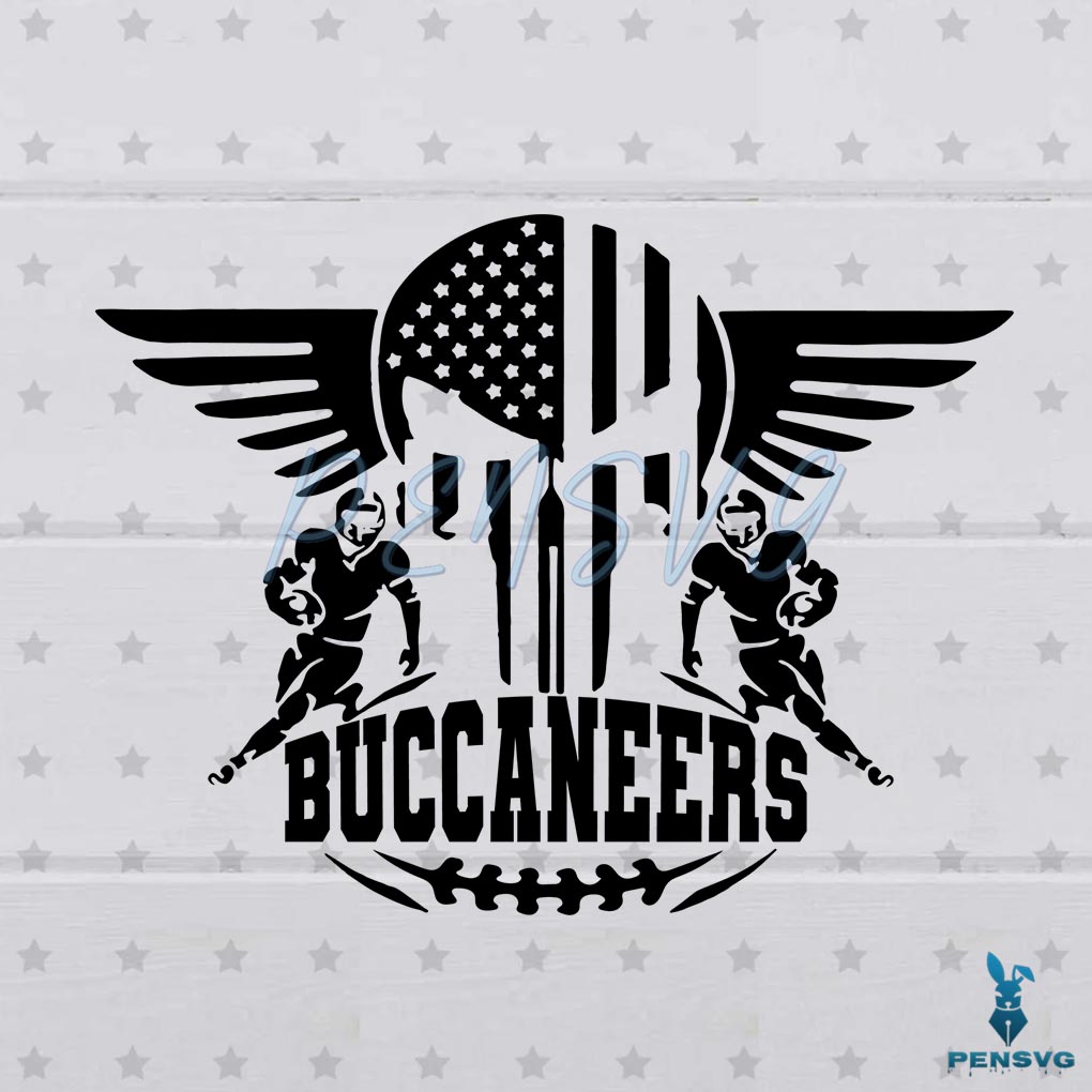 Tampa Bay Buccaneers Logo SVG Silhouette Digital File