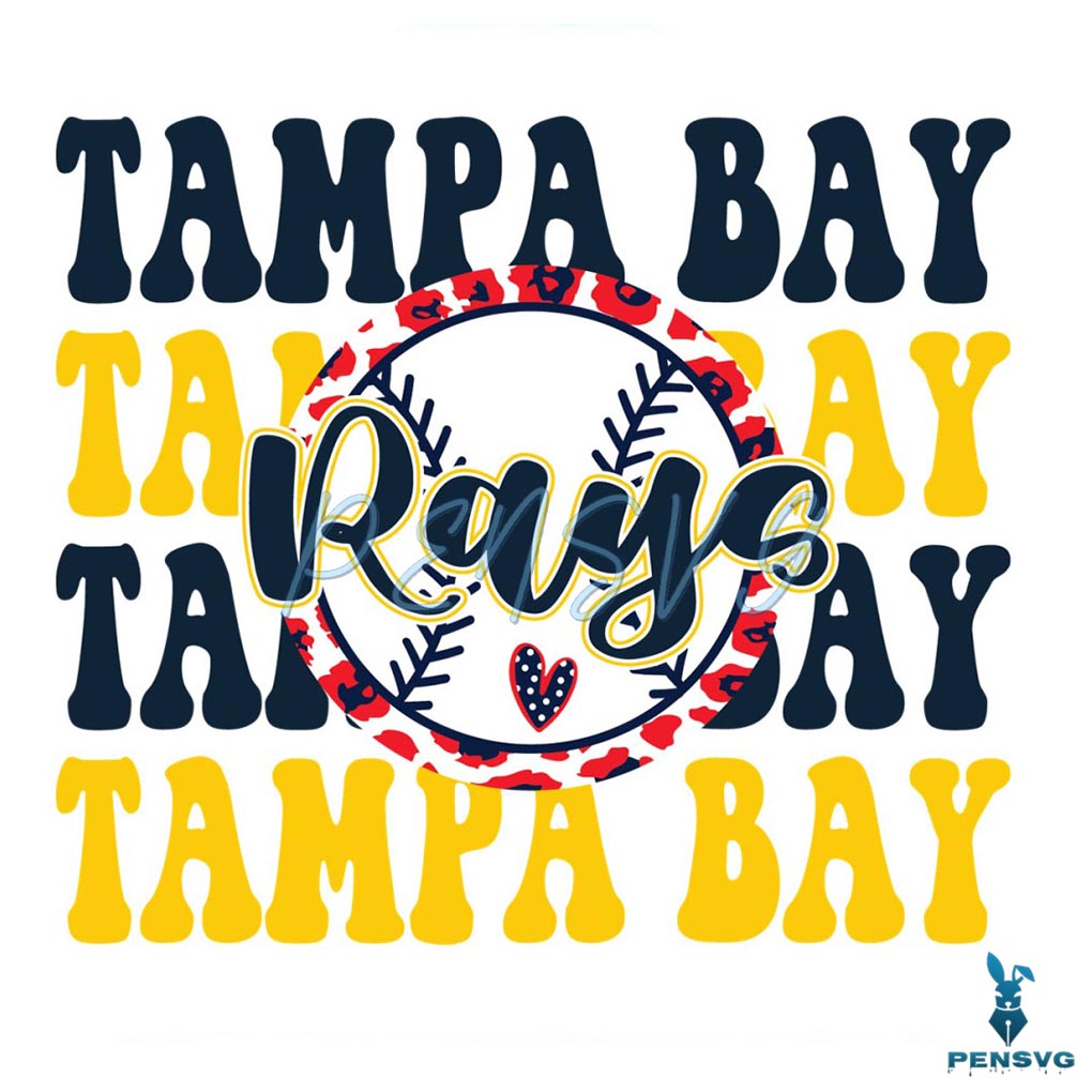 Tampa Bay Rays Baseball MLB SVG