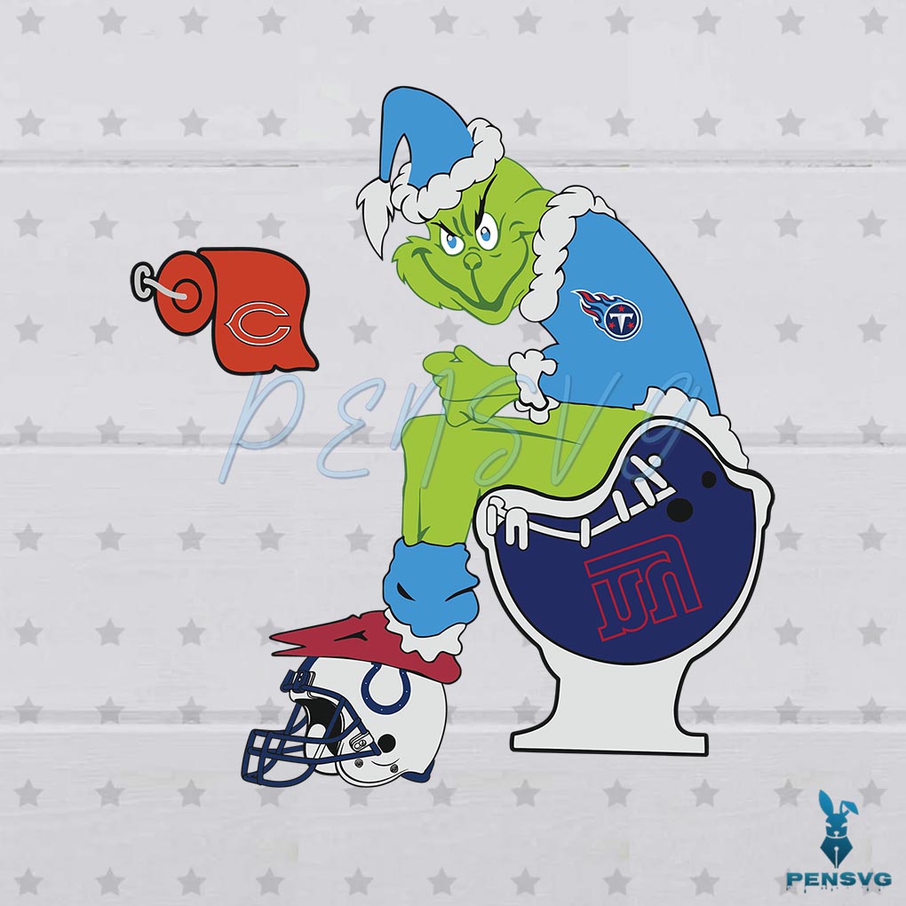Tennessee Titans Funny Grinch Football Match SVG