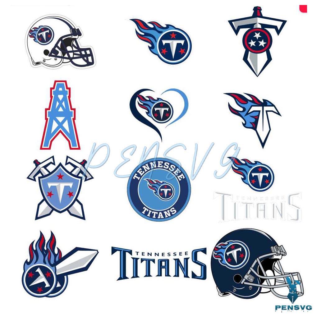 Tennessee Titans Logo Svg Bundle Files