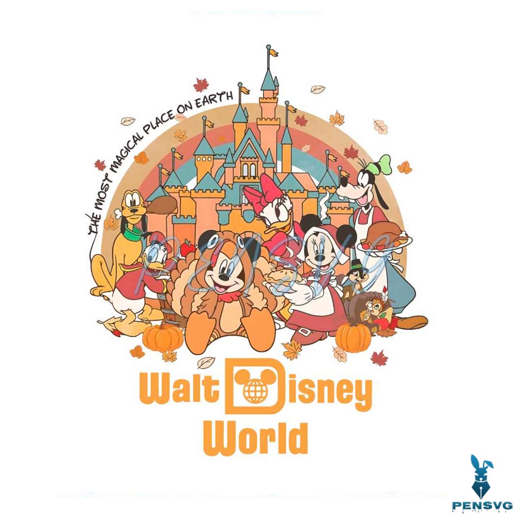 Thanksgiving Magical Place On Earth Walt Disney World PNG