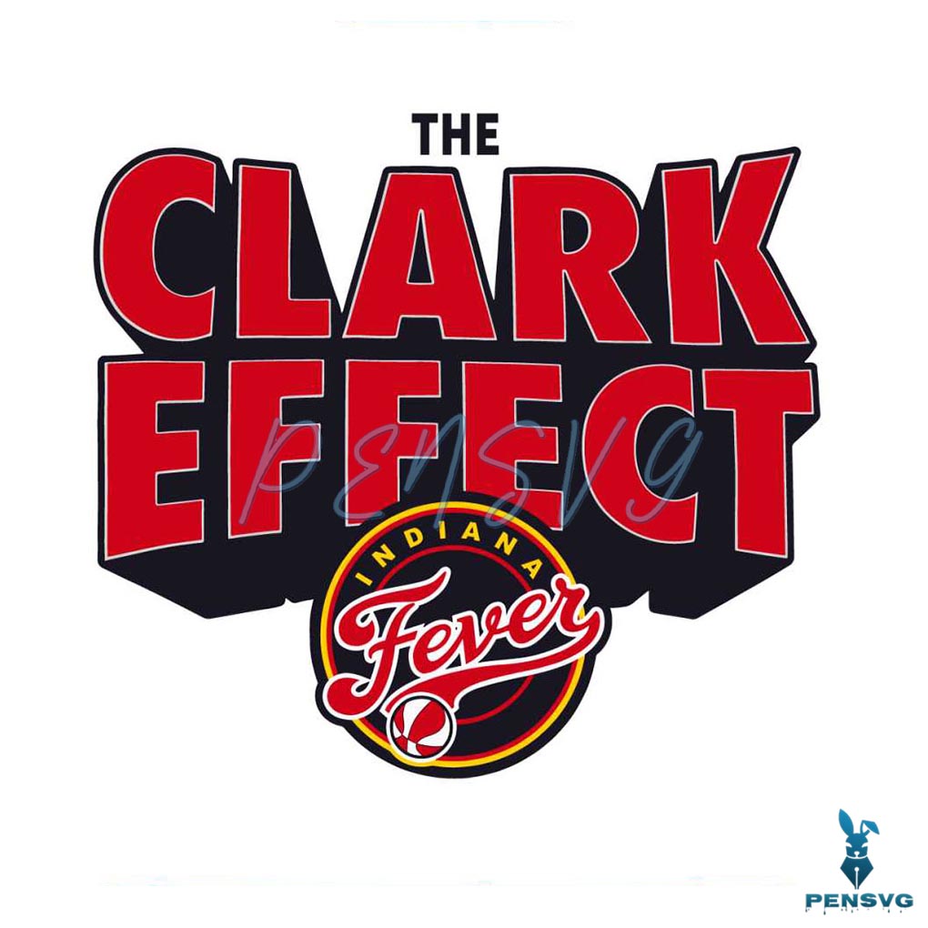 The Clark Effect Indiana Fever SVG