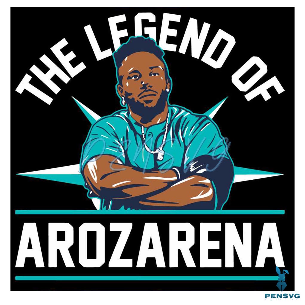 The Legend Of Arozarena Seattle Baseball Svg