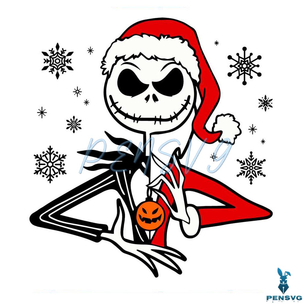 The Nightmare Before Christmas Jack Pumpkin SVG File