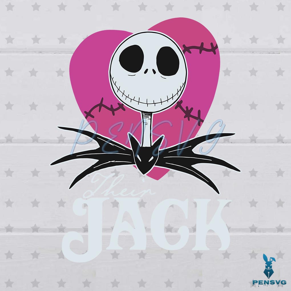 The Nightmare Before Christmas Their Jack SVG Digital File