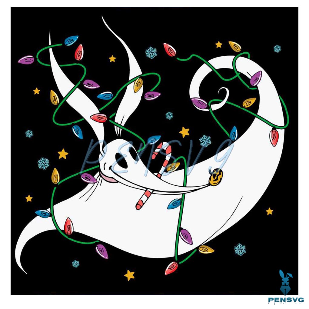The Nightmare Before Christmas Zero Dog SVG Design File