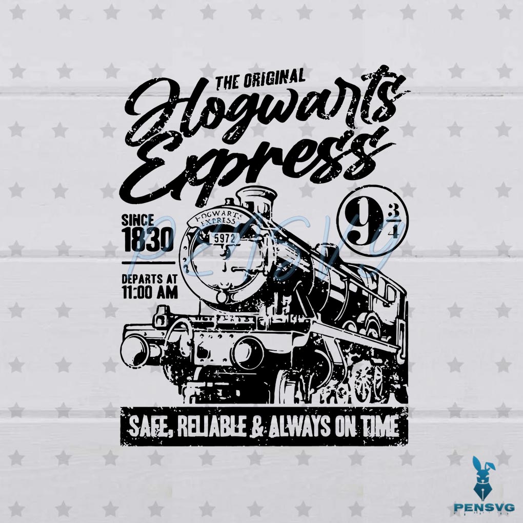 The Original Hogwarts Express Harry Potter Train Svg Cutting Files