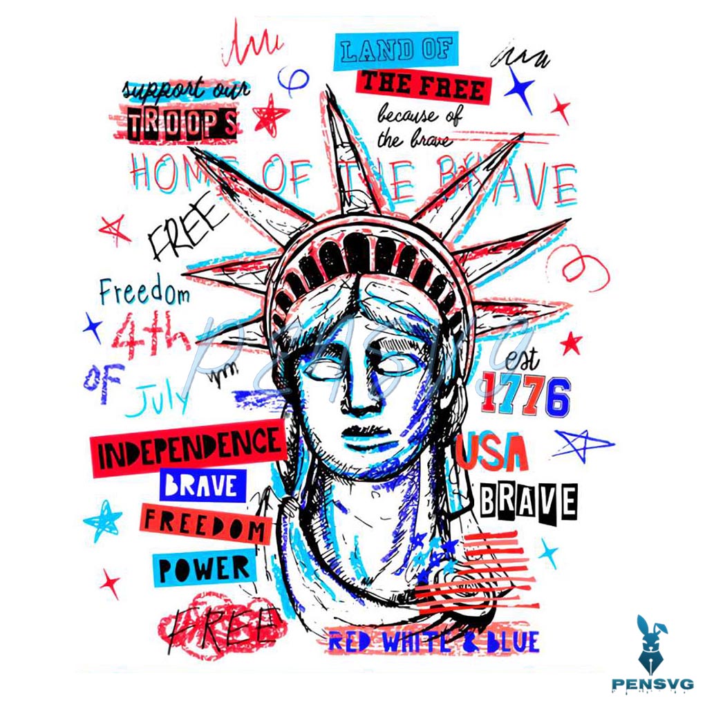 The Statue Of Liberty 4th Of July PNG