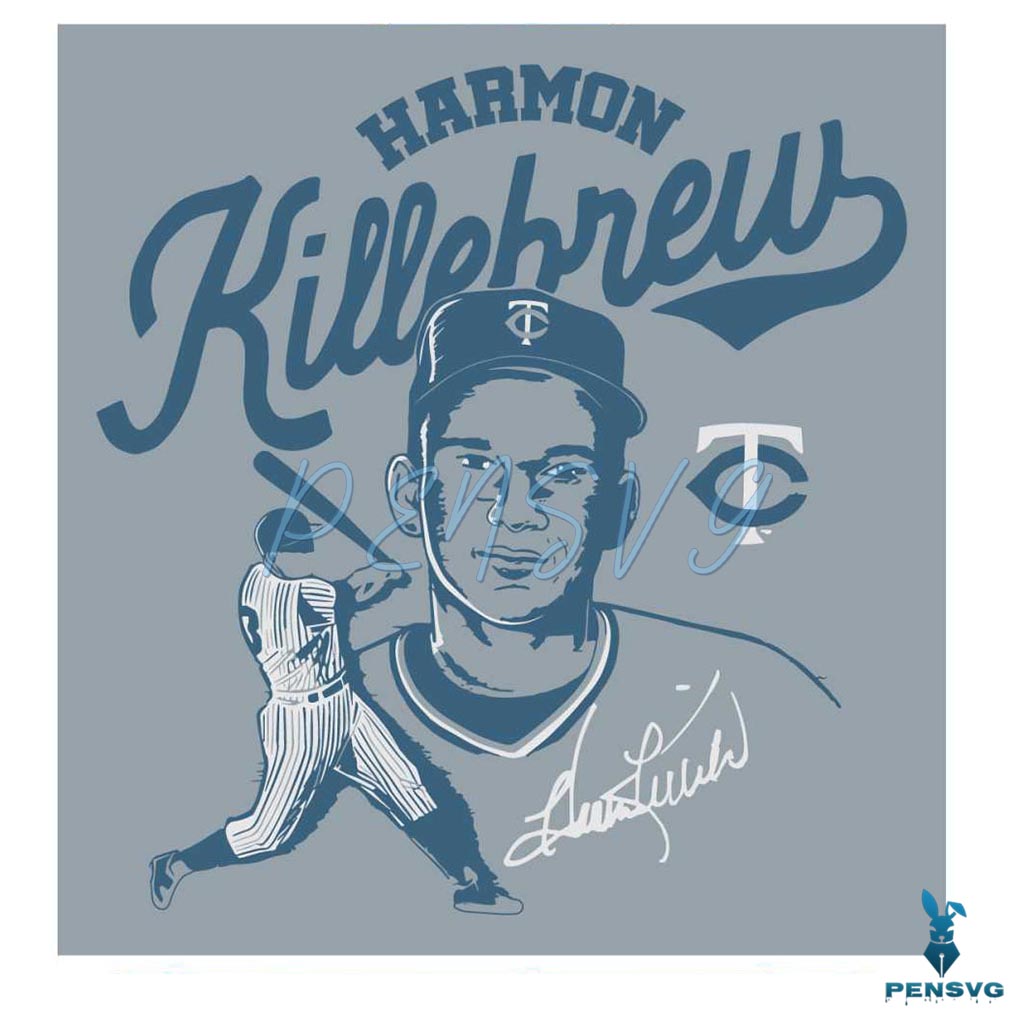 Twins Harmon Killebrew Signature SVG Cutting Digital File