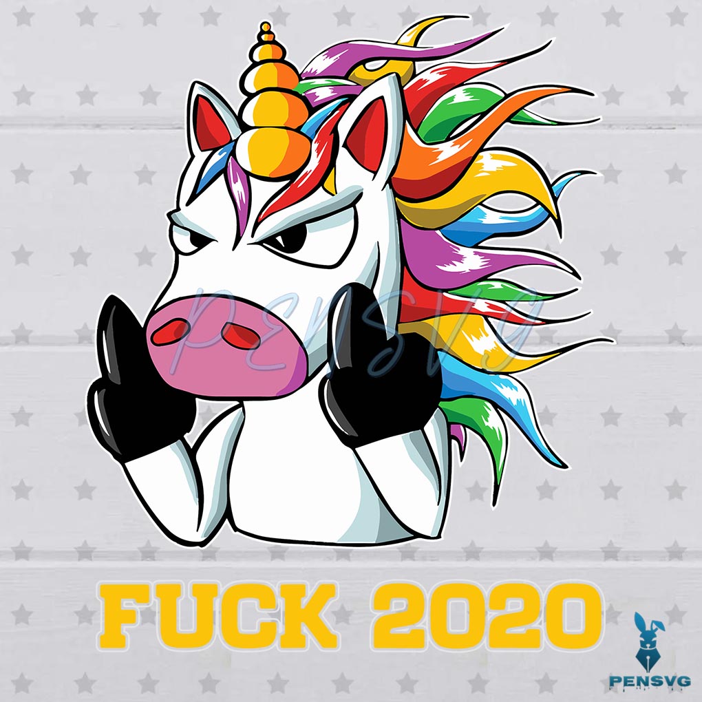 Unicorn Fuck 2020 Christmas SVG Digital File, Funny Unicorn Svg