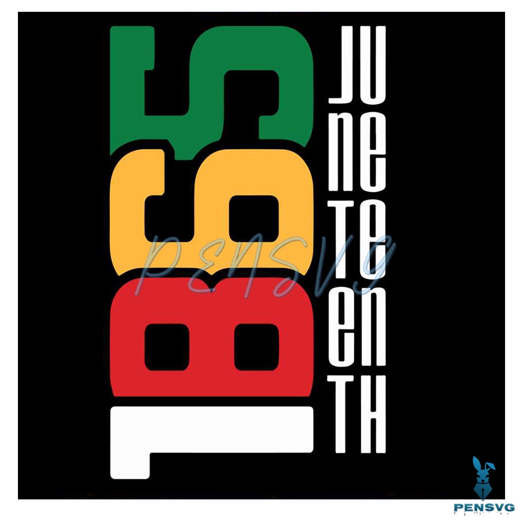 Vintage 1865 Juneteenth Day Best SVG Cutting Digital Files