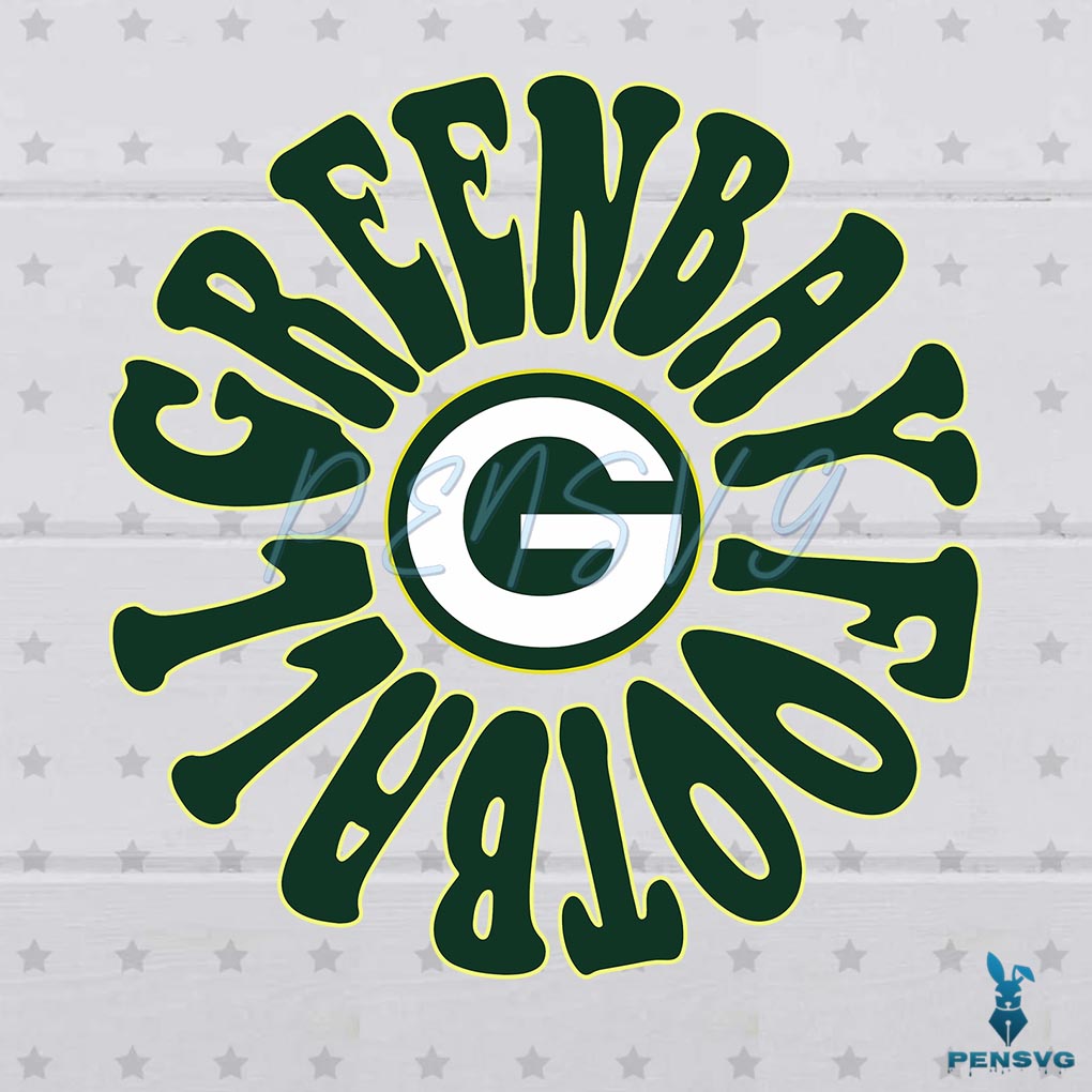 Vintage Green Bay Football SVG NFL Team SVG File For Cricut