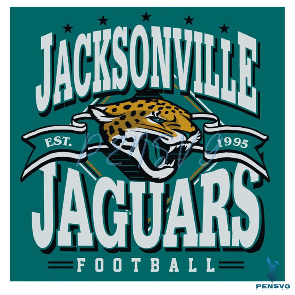Vintage Jacksonville Jaguars Est 1995 Jaguars Logo Svg
