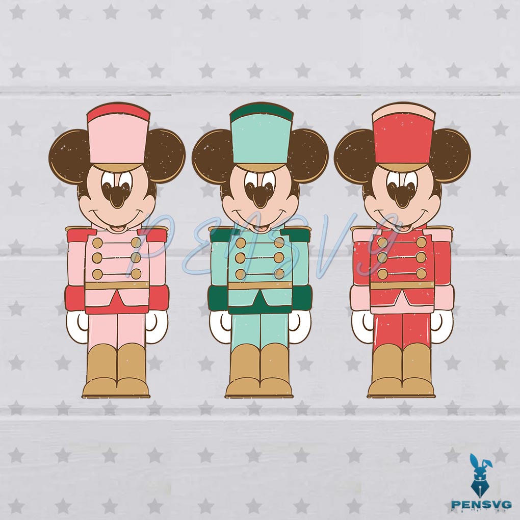Vintage Mickey Nutcracker SVG Mickey Mouse SVG Digital File