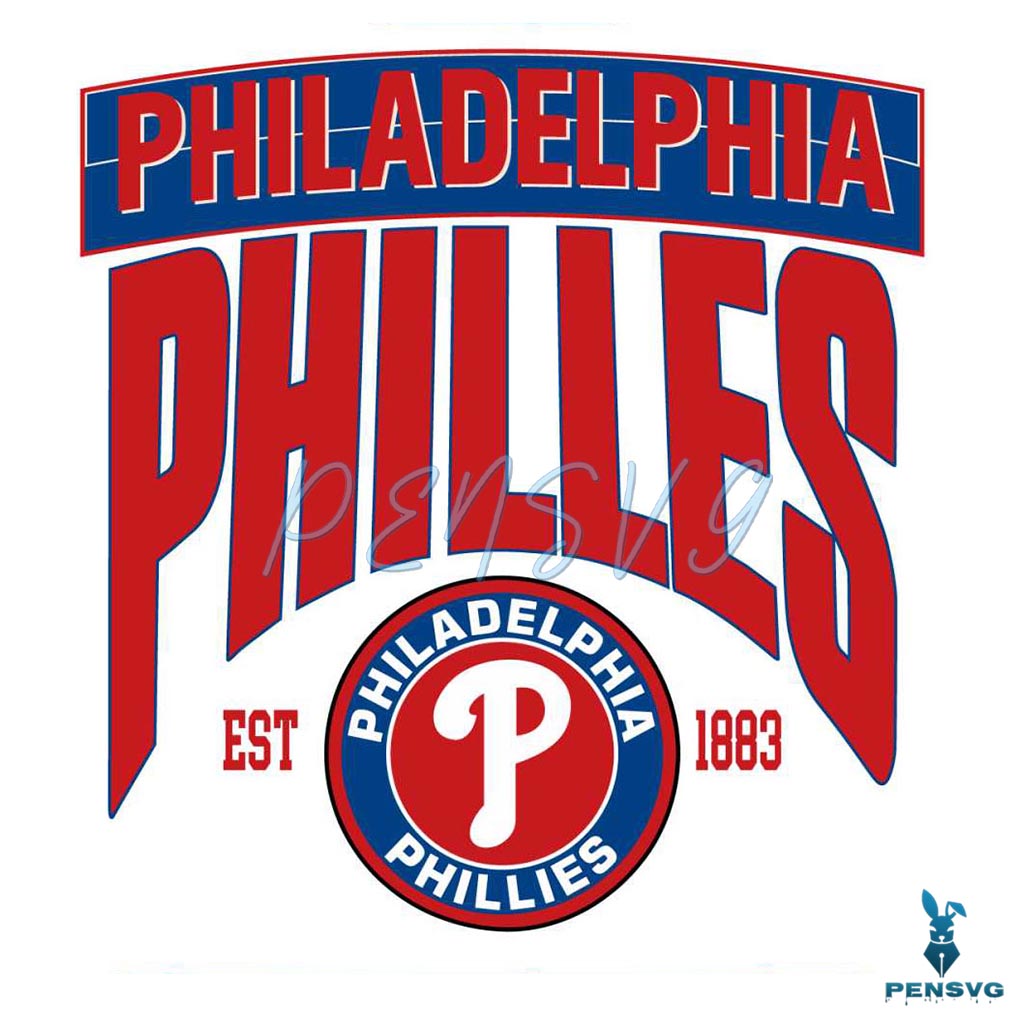 Vintage Philadelphia Philles Baseball Svg Digital Download