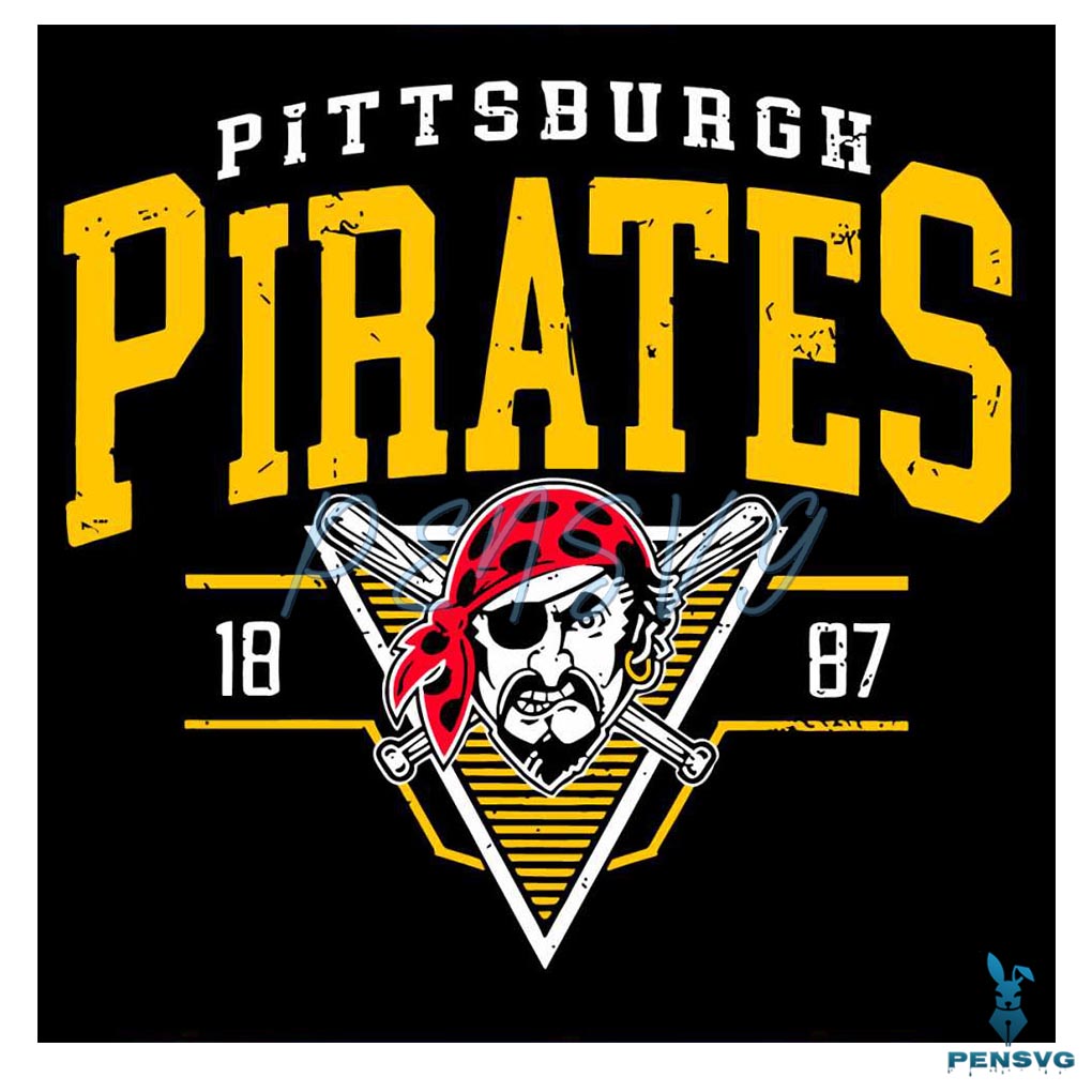 Vintage Pittsburgh Pirates Est 1887 SVG