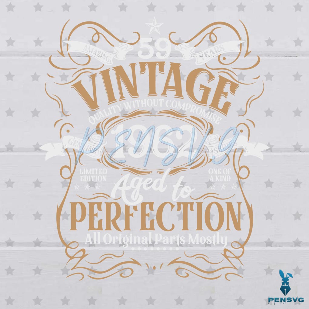 Vintage Quality Without Compromise 1962 SVG Digital File