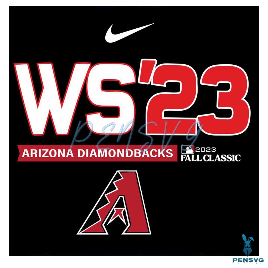 WS23 Arizona Diamondbacks Nike 2023 World Series SVG File